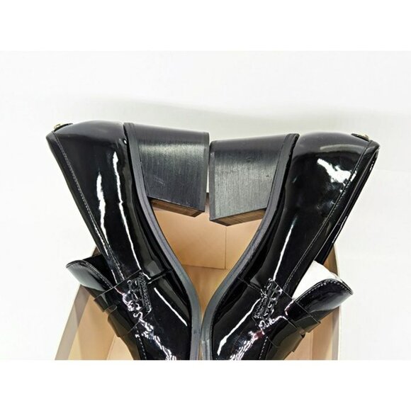 Marc Fisher Women's Kchris Black Patent Heeled Loafers Size 11 (MSRP $110) - Picture 8 of 12